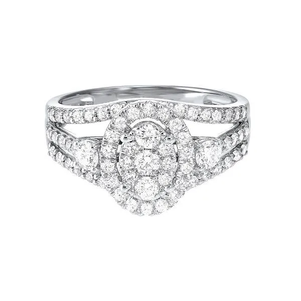 D. Geller Collection 14K Diamond Cluster Ring Image 2 D. Geller & Son Jewelers Atlanta, GA