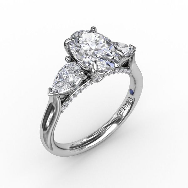 Fana 14K Diamond Three Stone Engagement Ring D. Geller & Son Jewelers Atlanta, GA