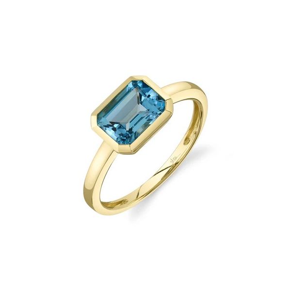 Shy Creation 14K Blue Topaz Fashion Ring D. Geller & Son Jewelers Kennesaw, GA