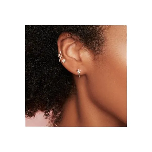 Shy Creation 14K Diamond Fashion Earrings Image 3 D. Geller & Son Jewelers Kennesaw, GA