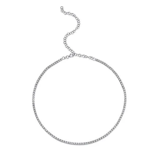 Shy Creation 14K 1ctw Diamond Tennis Necklace D. Geller & Son Jewelers Kennesaw, GA