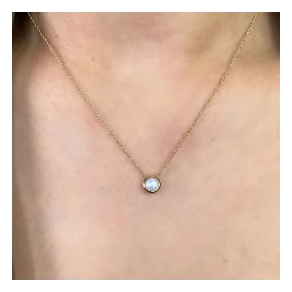 Shy Creation 14K Pearl Necklace Image 2 D. Geller & Son Jewelers Atlanta, GA