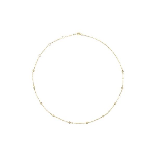 Shy Creation 14K Diamonds by the Yard Necklace D. Geller & Son Jewelers Kennesaw, GA