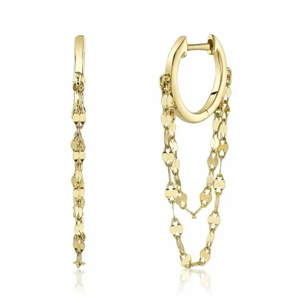 Shy Creation 14K Diamond Huggie Earrings D. Geller & Son Jewelers Kennesaw, GA