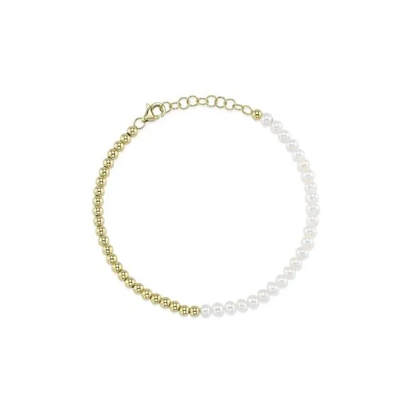 Shy Creation 14K Pearl Fashion Bracelet D. Geller & Son Jewelers Kennesaw, GA
