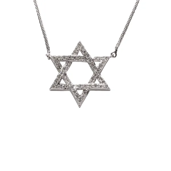 D. Geller Collection 14K Diamond Star of David Necklace D. Geller & Son Jewelers Atlanta, GA