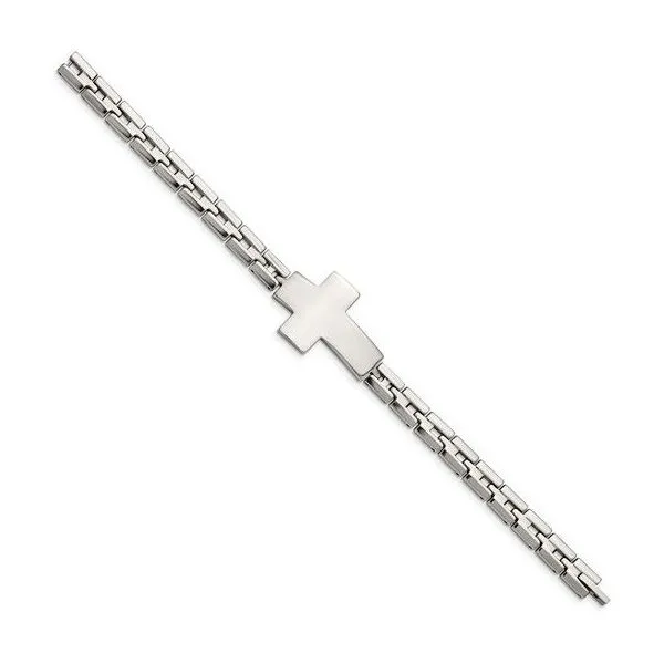 D. Geller Collection Stainless Steel Cross Bracelet D. Geller & Son Jewelers Kennesaw, GA