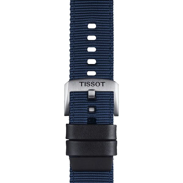 Tissot Official Blue Fabric Strap Lugs 22mm D. Geller & Son Jewelers Atlanta, GA