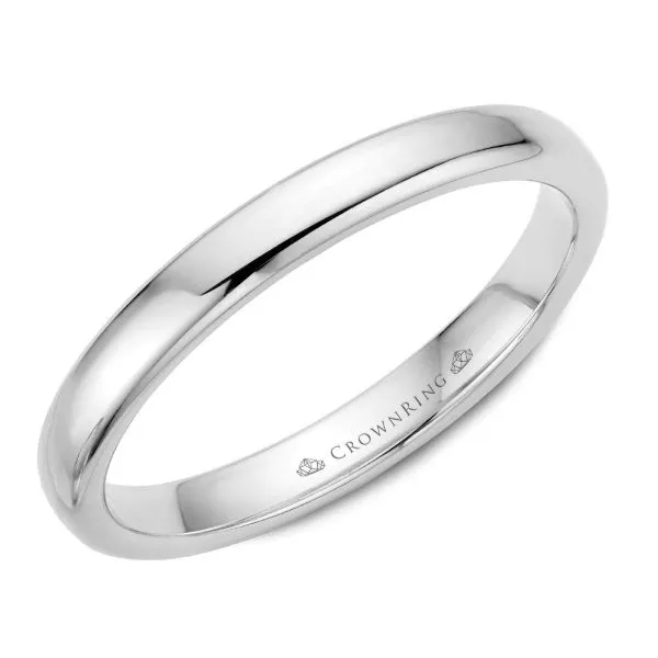 CrownRing Platinum Polished Band D. Geller & Son Jewelers Atlanta, GA