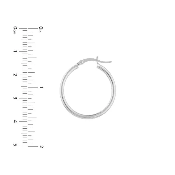 Midas 14K Hoop Earrings Image 2 D. Geller & Son Jewelers Kennesaw, GA