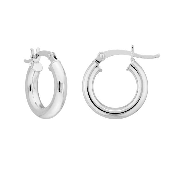 Midas Sterling Silver Hoops D. Geller & Son Jewelers Kennesaw, GA