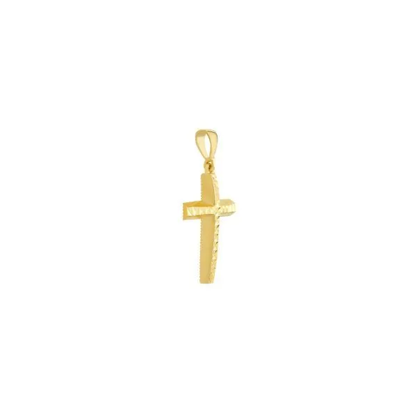 Midas 14K Cross Pendant Image 2 D. Geller & Son Jewelers Kennesaw, GA