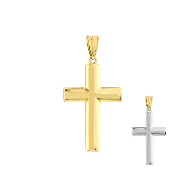 Midas 10K Polished Cross Pendant D. Geller & Son Jewelers Atlanta, GA