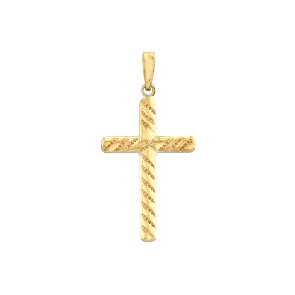 D. Geller Collection 10K Polished Cross Pendant D. Geller & Son Jewelers Atlanta, GA