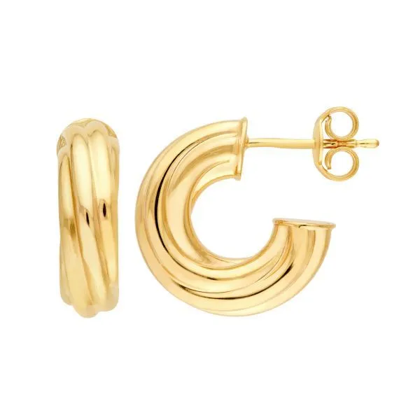 Midas 14K Open Hoops D. Geller & Son Jewelers Kennesaw, GA