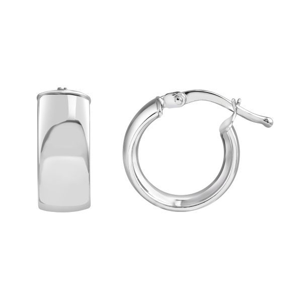Midas Sterling Silver Hoops D. Geller & Son Jewelers Kennesaw, GA