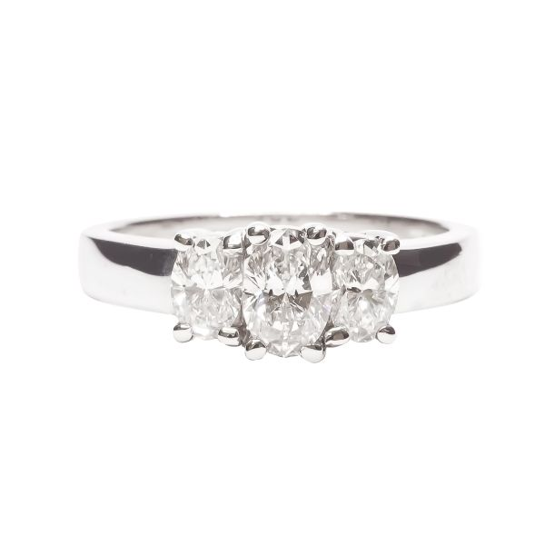 D. Geller Collection 18K Diamond Three Stone Engagement Ring D. Geller & Son Jewelers Atlanta, GA