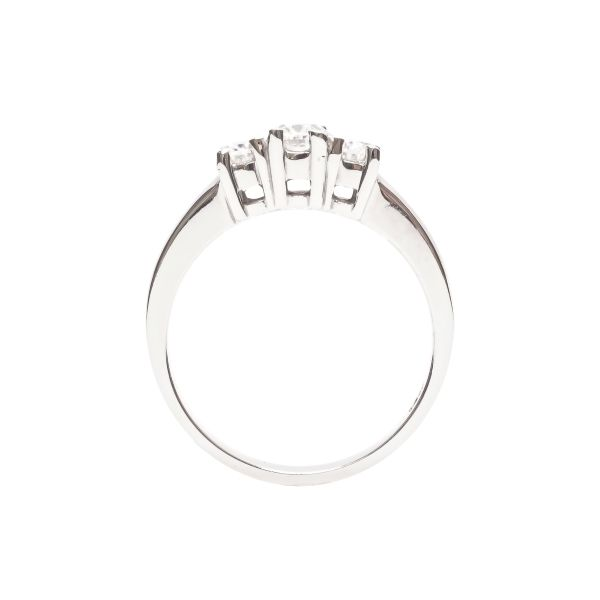 D. Geller Collection 18K Diamond Three Stone Engagement Ring Image 2 D. Geller & Son Jewelers Atlanta, GA