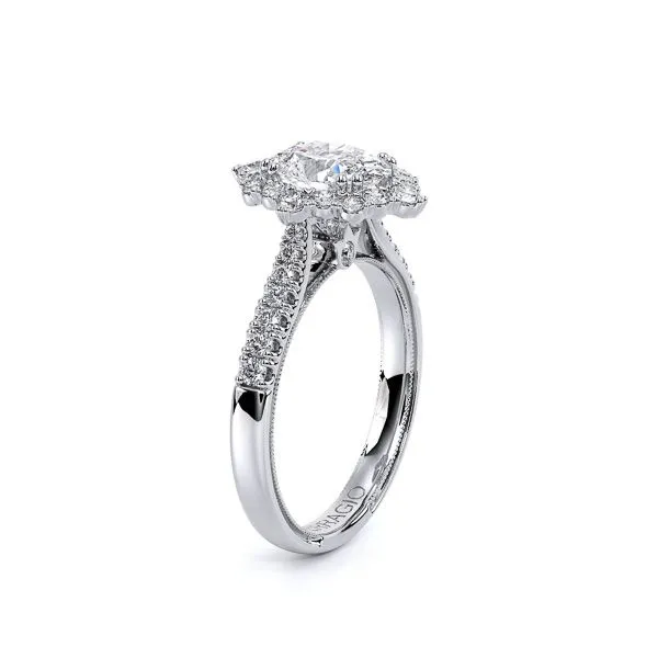 Verragio 14K Diamond Halo Engagement Ring Image 2 D. Geller & Son Jewelers Kennesaw, GA