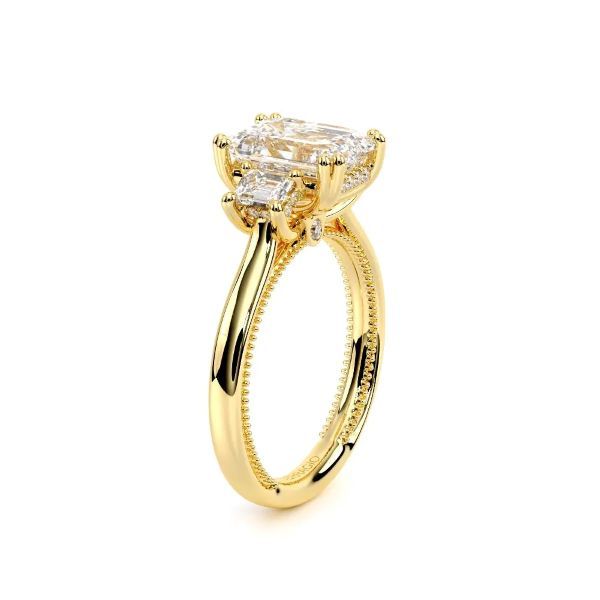 Verragio 14K Diamond Three Stone Engagement Ring Image 2 D. Geller & Son Jewelers Kennesaw, GA