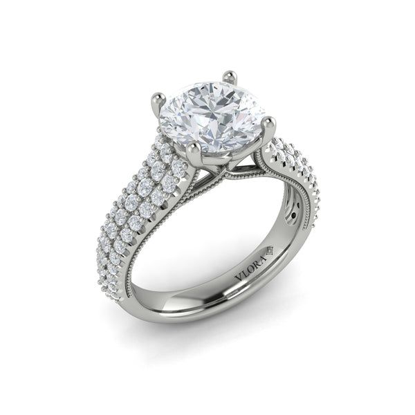 Vlora 14K Diamond Engagement Ring D. Geller & Son Jewelers Kennesaw, GA