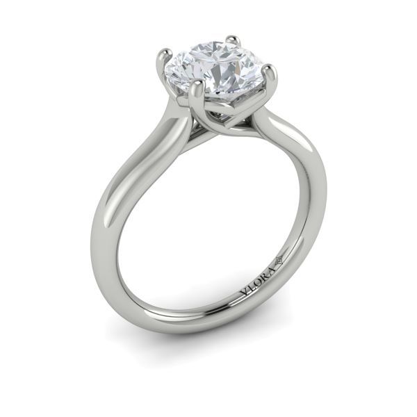 Vlora 14K Solitaire Engagement Ring D. Geller & Son Jewelers Kennesaw, GA