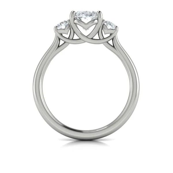 Vlora 14K Diamond Three Stone Engagement Ring Image 2 D. Geller & Son Jewelers Kennesaw, GA