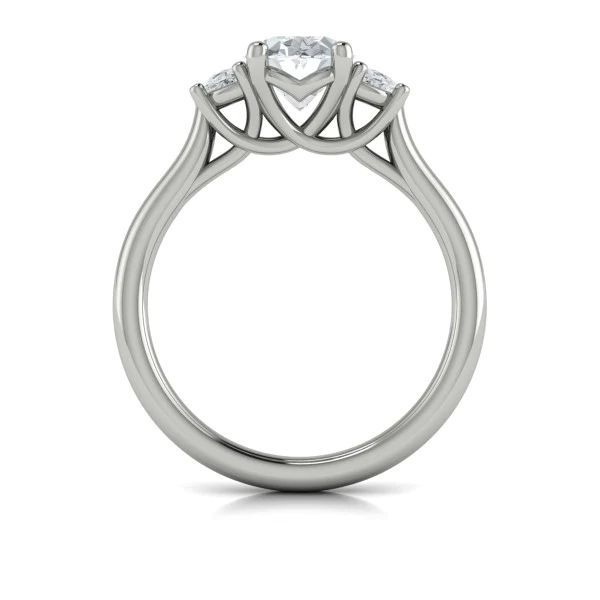 Vlora 14K Diamond Three Stone Engagement Ring Image 2 D. Geller & Son Jewelers Kennesaw, GA