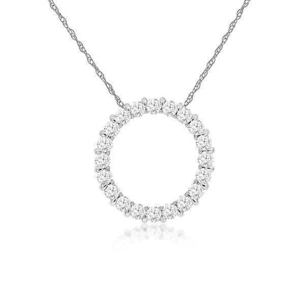 D. Geller Collection 14K Diamond Circle Necklace D. Geller & Son Jewelers Kennesaw, GA