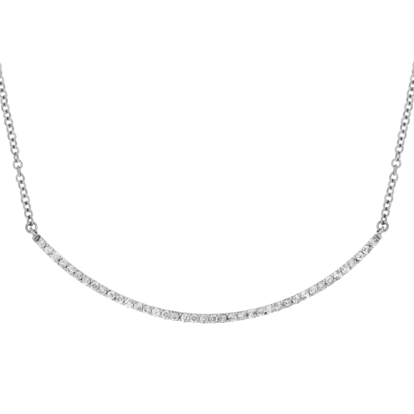D. Geller Collection 14K Diamond Smile Necklace D. Geller & Son Jewelers Kennesaw, GA