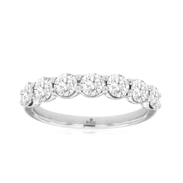 D. Geller Collection 14K Diamond Half Eternity Band D. Geller & Son Jewelers Kennesaw, GA