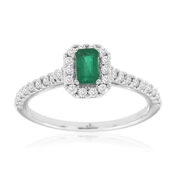 D. Geller Collection 14K Diamond and Emerald Ring D. Geller & Son Jewelers Kennesaw, GA