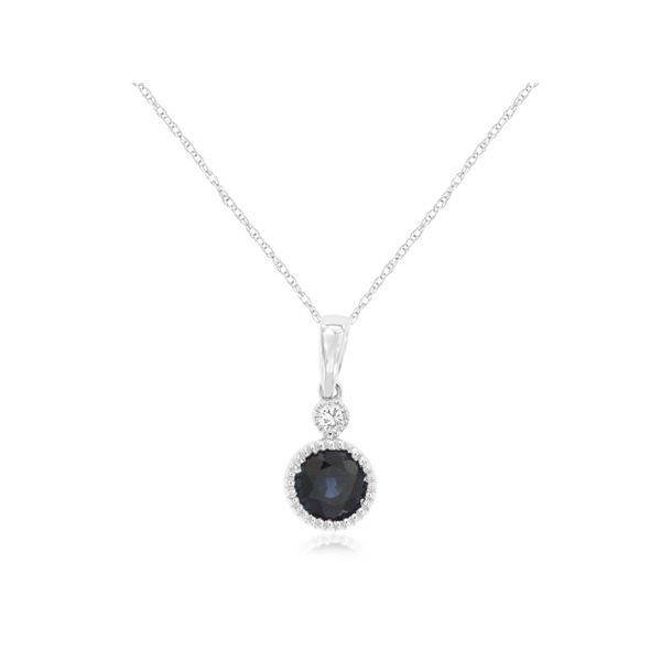 D. Geller Collection 14K Diamond and Sapphire Necklace D. Geller & Son Jewelers Kennesaw, GA