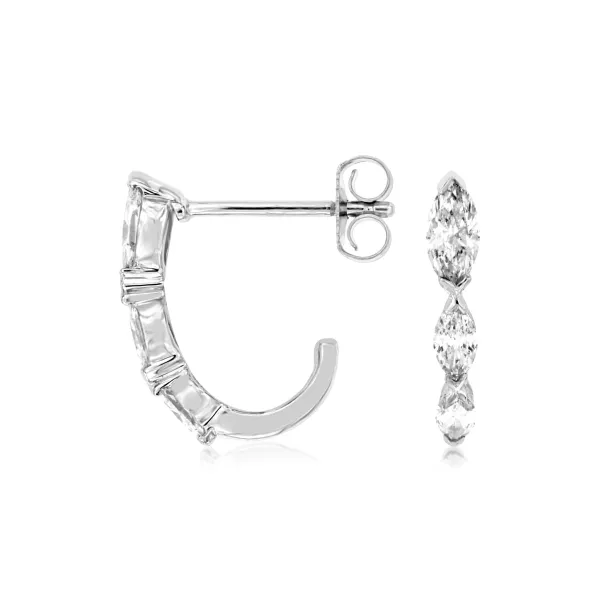 D. Geller Collectin 14K Diamond Cuff Earrings D. Geller & Son Jewelers Kennesaw, GA