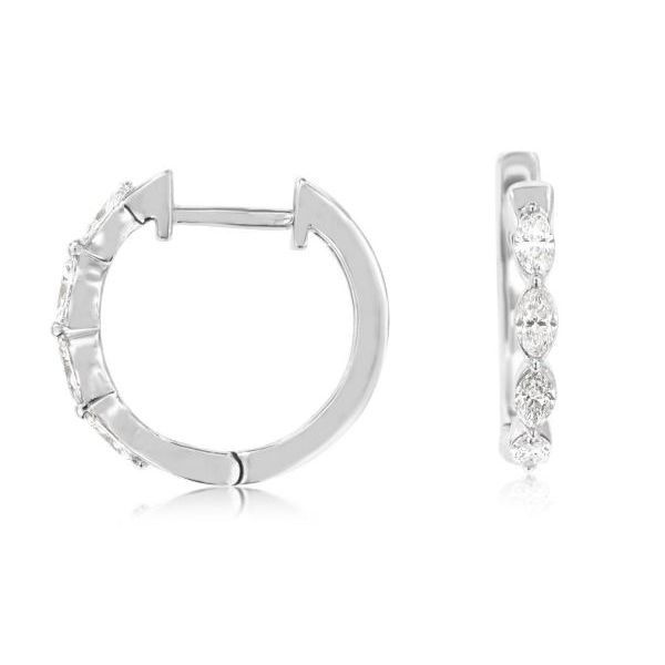 D. Geller Collection 14K Diamond Hoops D. Geller & Son Jewelers Kennesaw, GA