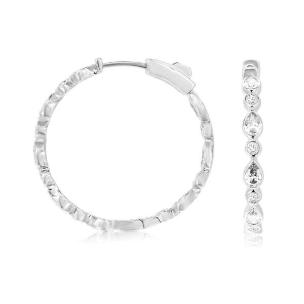 D. Geller Collection 14K Diamond Hoops D. Geller & Son Jewelers Kennesaw, GA