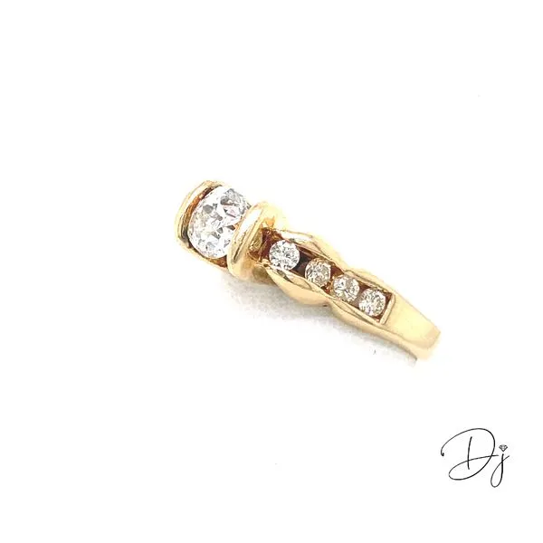 Estate Diamond Engagement Ring Image 2 Diamond Jewelers Gulf Shores, AL