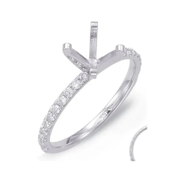 Diamond Semi-Mount Ring Image 2 Diamond Jewelers Gulf Shores, AL