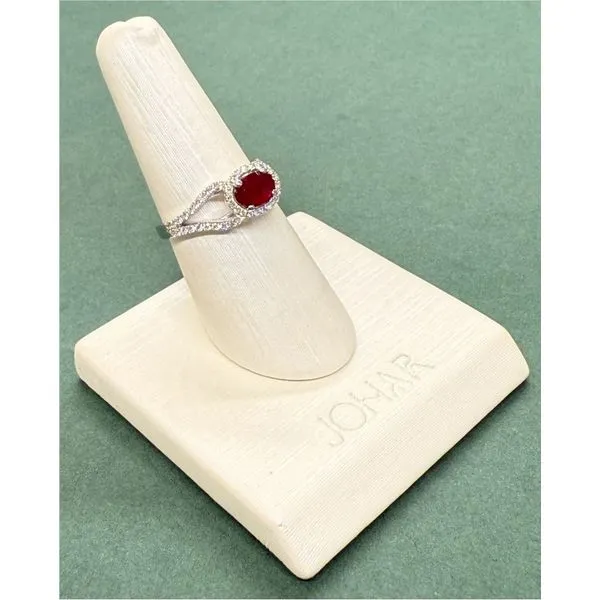 Genuine Ruby Ring Image 2 Diamonds by Johar Mission Viejo, CA