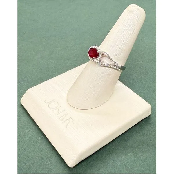 Genuine Ruby Ring Image 3 Diamonds by Johar Mission Viejo, CA
