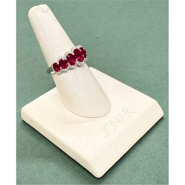 Genuine Ruby Ring Image 3 Diamonds by Johar Mission Viejo, CA