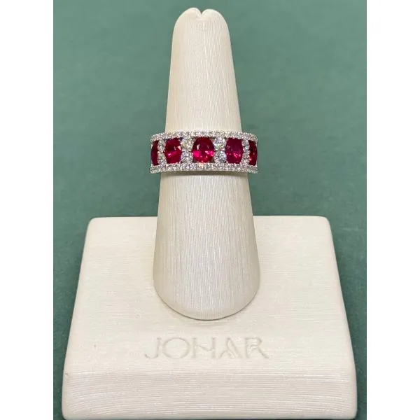 Genuine Ruby Ring Diamonds by Johar Mission Viejo, CA