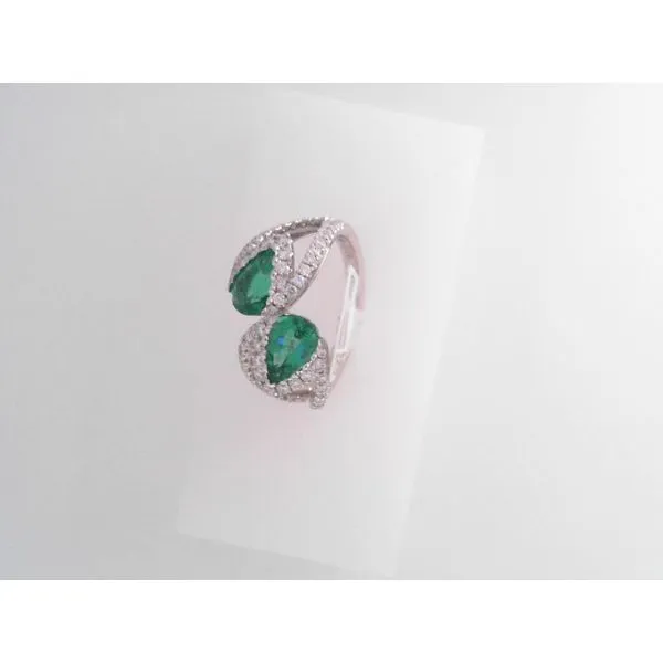 Genuine Emeralds (Zambian) Ring Diamonds by Johar Mission Viejo, CA