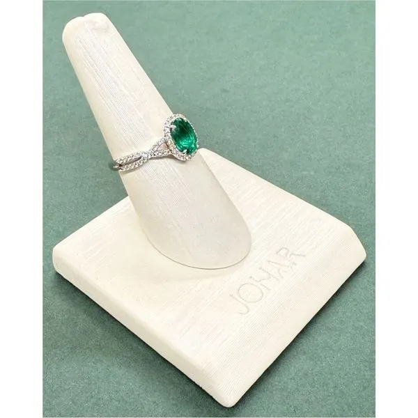 Genuine Emeralds (Zambian) Ring Image 2 Diamonds by Johar Mission Viejo, CA