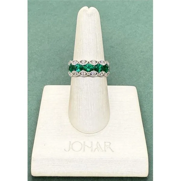 Genuine Emeralds (Zambian) Ring Diamonds by Johar Mission Viejo, CA