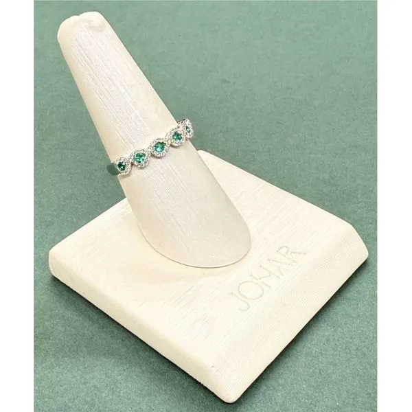 Genuine Emeralds (Zambian) Ring Image 3 Diamonds by Johar Mission Viejo, CA