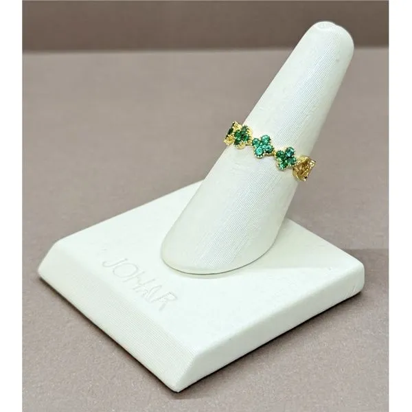 Genuine Emeralds (Zambian) Ring Image 3 Diamonds by Johar Mission Viejo, CA