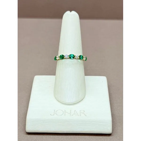 Genuine Emeralds (Zambian) Ring Diamonds by Johar Mission Viejo, CA