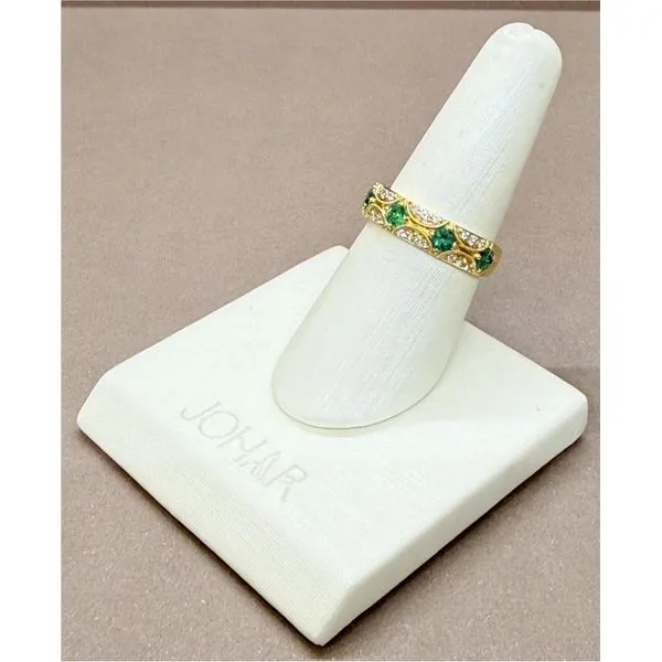 Genuine Emeralds (Zambian) Ring Image 2 Diamonds by Johar Mission Viejo, CA