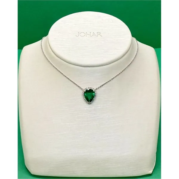 Colored Stone Necklace Diamonds by Johar Mission Viejo, CA